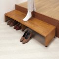 木製収納付き 玄関台