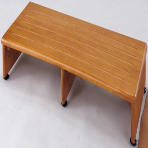 画像2: 木製収納付き 玄関台