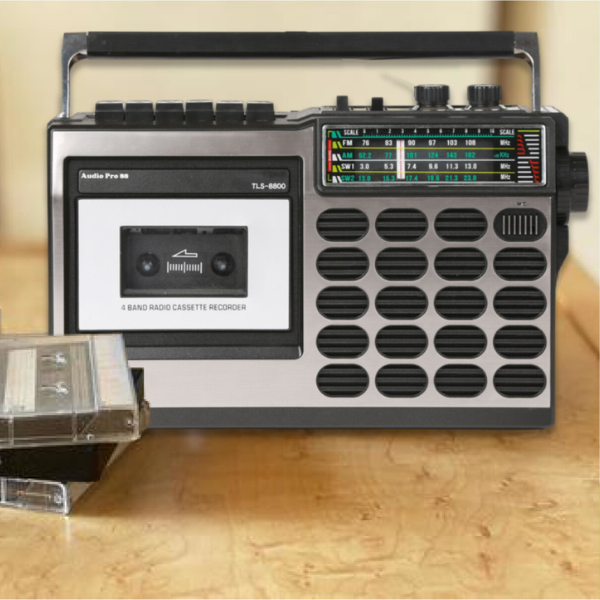昭和の想い出ラジカセ TLS-8800 昭和の想い出ラジカセ AM FM SW1 SW2 TLS-8800 | 山善ビズコム